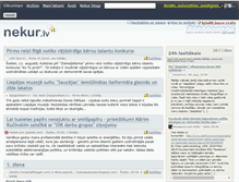 Tablet Screenshot of nekur.lv